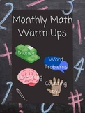 Early Elementary Math Warm Up Problems