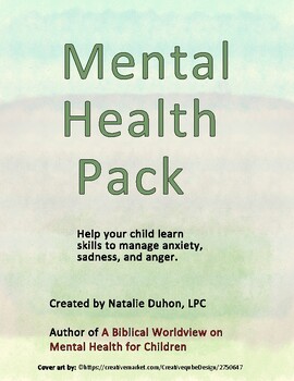 Preview of Early Elementary Mental Health Pack