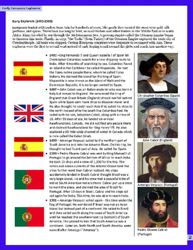 Preview of Early European Explorers-1492-1503