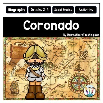 Preview of Francisco Coronado Early European Explorers Comprehension Passages & Activities 