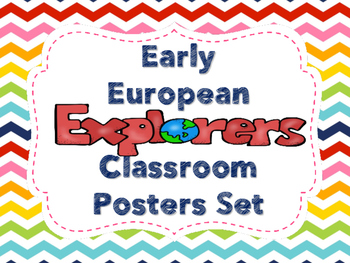 Preview of Early European Explorers Poster Set