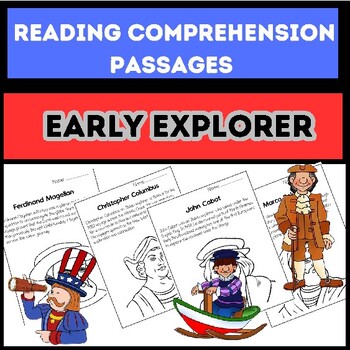 Preview of Early Explorer Reading Passages & Comprehension Questions for grade 3-6