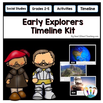 Preview of Early Explorers Bulletin Board Posters Activities & Timeline Age of Exploration