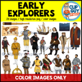 Early Explorers Clip Art Bundle - COLOR IMAGES ONLY {Clip 