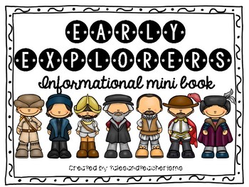 Preview of Early Explorers Informational Mini Book