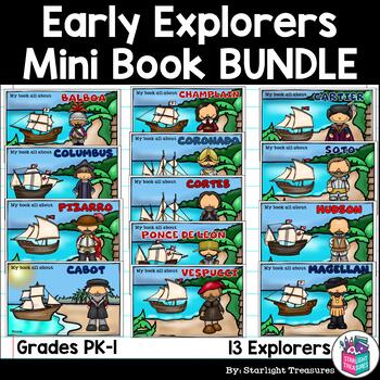 Preview of Early Explorers Mini Book Bundle for Early Readers