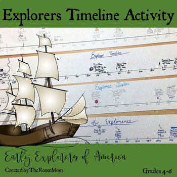 Preview of Timeline for Early Explorers of America Activity