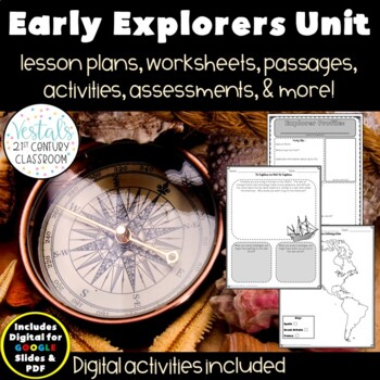 Preview of Early Explorers Unit {Digital & PDF Included}