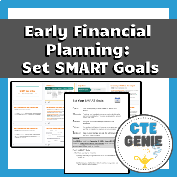 Preview of Early Financial Planning - SMART Goal Setting