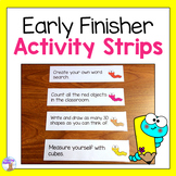 Early Finisher Activities