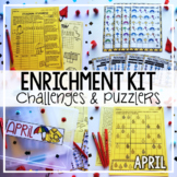 Early Finisher Activities | Math Enrichment | April