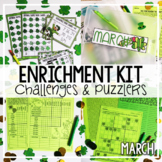 St. Patrick's Day Early Finisher Activities | Math Enrichm