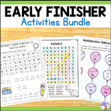 Early Finisher Activities for 2nd Grade Bundle | Fast Fini