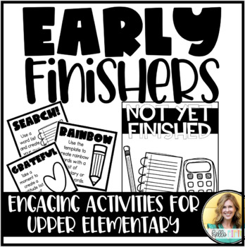 Preview of Early Finisher Activities for Upper Graders