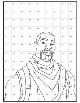 early finisher activity fortnite grid drawing 3 - how to draw a fortnite person