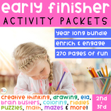 Early Finisher Activity Packets │ Worksheets, Puzzles, & C