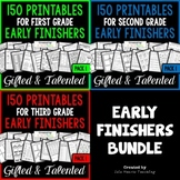 Early Finishers Enrichment Activities Fun Worksheets Packe