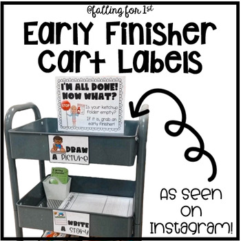 Preview of Early Finisher Cart Labels