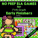 First Grade Early Finisher Activities (Board Games I Cente
