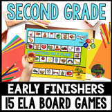 Second Grade Early Finisher Activities (Board Games I Cent