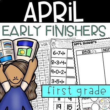 Preview of Early Finishers First Grade Journal April