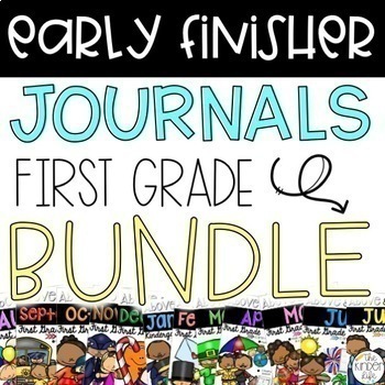 Preview of 1st Grade Early Finishers Activities Bundle | Early Finishers Math & Literacy