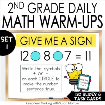 Preview of 2nd Grade Math Enrichment Early Finisher Activities, Bell Ringers, Math Warm Ups