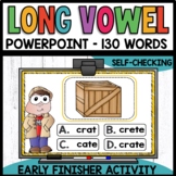 Long Vowel Word Work Activities | Early Finisher Activities