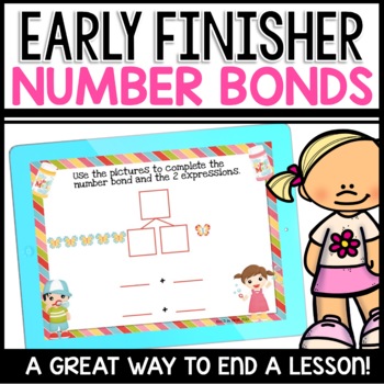 Preview of Number Bond and Expressions Practice Early Finisher Activity