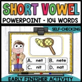 Short Vowel Word Work Activities | Early Finisher Activities