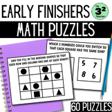 Early Finisher Puzzles | Fast Finisher Bulletin Board | En