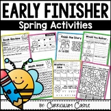 Early Finisher Spring Activities for 1st & 2nd Grade 