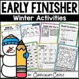 Early Finisher Winter Activities for 1st & 2nd Grade