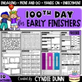 Early Finishers | 100th Day | FREEBIE
