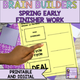 Early Finishers Activities | Brain Teasers | Spring Fun Ac