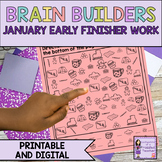 Early Finishers Activities | Brain Teasers | Winter Activities
