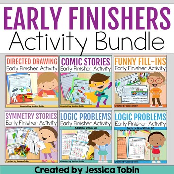 Preview of Early Finishers Activities Bundle - Enrichment Activities, Critical Thinking