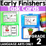 Early Finishers Activities Task Card Boxes for 2nd Grade -