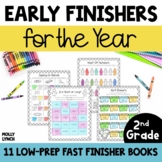 Early Finishers Activities for Fast Finishers in 2nd Grade | Math & Language Art