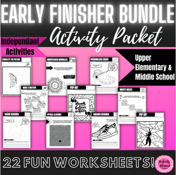 Preview of Early Finishers | Fun After State Testing Activities | End of the Year | BUNDLE