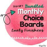 Early Finishers Choice Boards