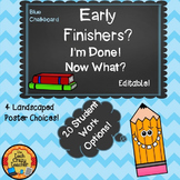 Early Finishers I'm Done...Now What? Classroom Management 