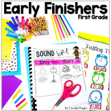 Early Finishers First Grade  Pack 2 Fast Finishers Activities