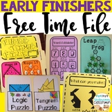 Early Finishers Activity | Free Time File