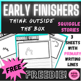 Early Finishers | Freebie | Squiggle Stories | Primary Dra