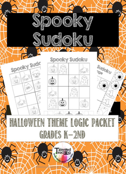 Preview of Early Finishers Halloween Critical Thinking Sudoku Puzzles