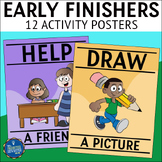 Early Finishers Ideas Activities Classroom Posters