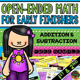 Early Finishers: Math Early Finishers Activities (1st and 