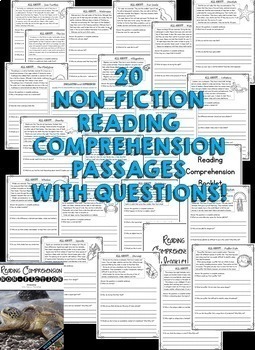 2nd Grade Reading Prehension Passages & 2nd Grade