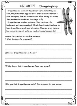 2nd Grade Reading Comprehension Passages (2nd Grade Nonfiction Reading